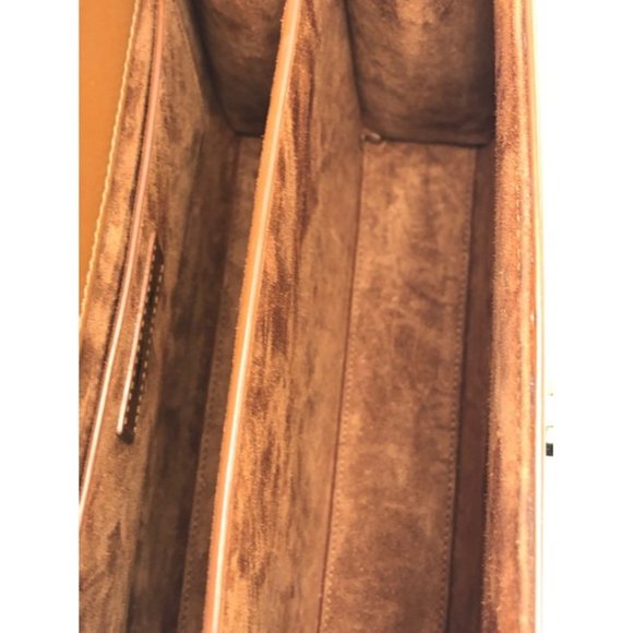 SAINT LAURENT Cassandre Leather And Canvas Satchel - Picture 6 of 12